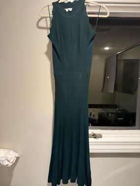 Adelyn Rae Sleeveless Ribbed Maxi Dress - Teal
